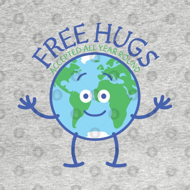 Planet Earth accept free hugs all year round by zooco